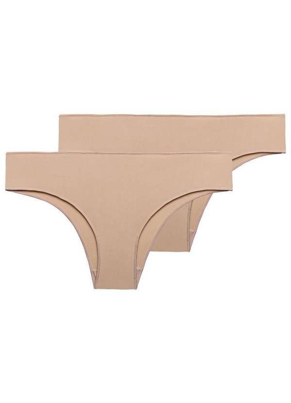 Hope - Kit com 2 Calcinhas Biquíni Hope 38840 Camurça