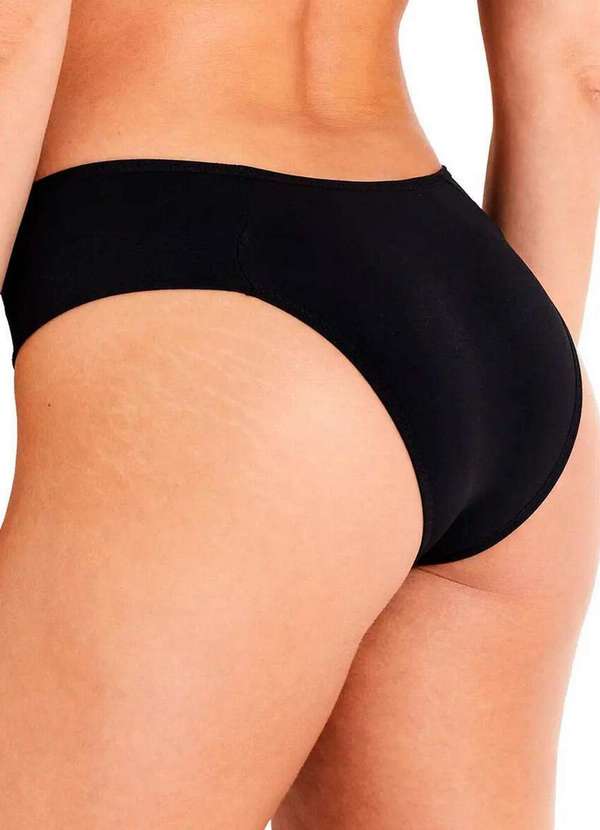 Liz - Kit com 2 Calcinhas Biquíni Liz 50315 Preto-Lótus 2