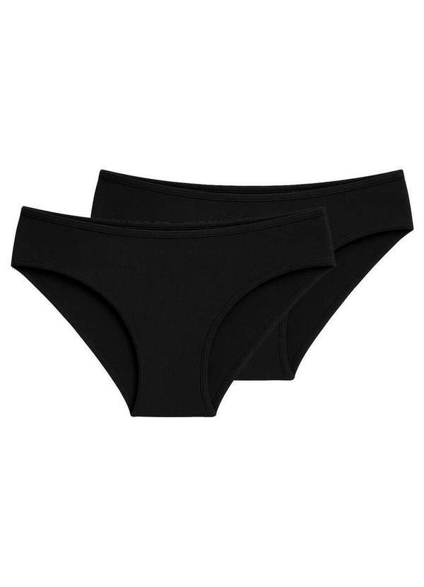 Liz - Kit com 2 Calcinhas Biquíni Liz 50372 Preto