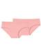Liz - Kit com 2 Calcinhas Biquíni Liz 50376 Sepia-Preto - variação: Blush