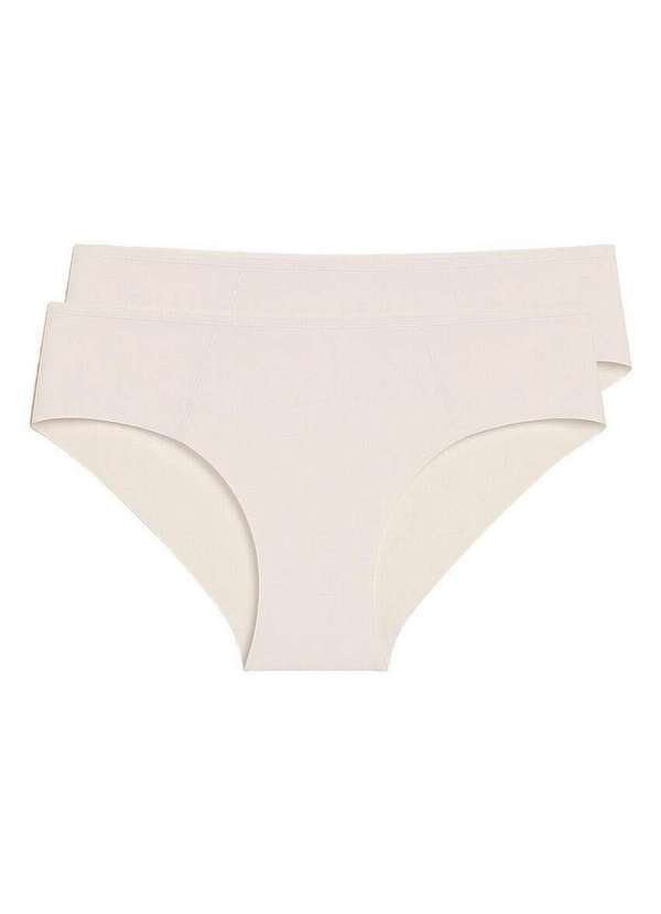 Liz - Kit com 2 Calcinhas Biquíni Liz 50391 Branco