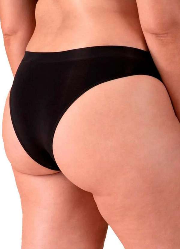 Liz - Kit com 2 Calcinhas Biquíni Liz 70221 Preto-Washed-Prata 3