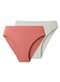 Liz - Kit com 2 Calcinhas Biquíni Liz 70303 Rosa-Mônaco-Natural - variação: Rosa-Mônaco-Natural