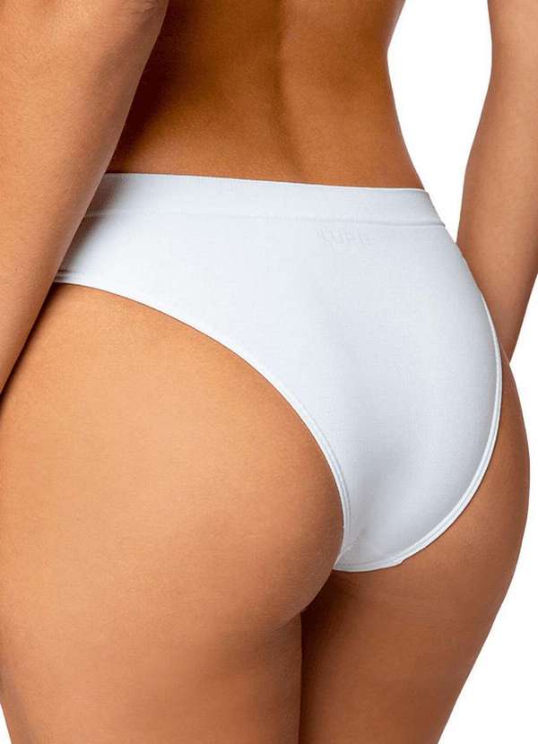 Lupo - Kit com 2 Calcinhas Biquíni Loba 40400-001 Branco-Nude 3