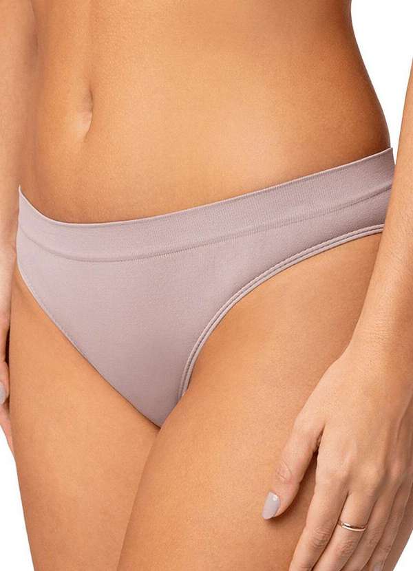 Lupo - Kit com 2 Calcinhas Biquíni Loba 40400-001 Branco-Nude 4