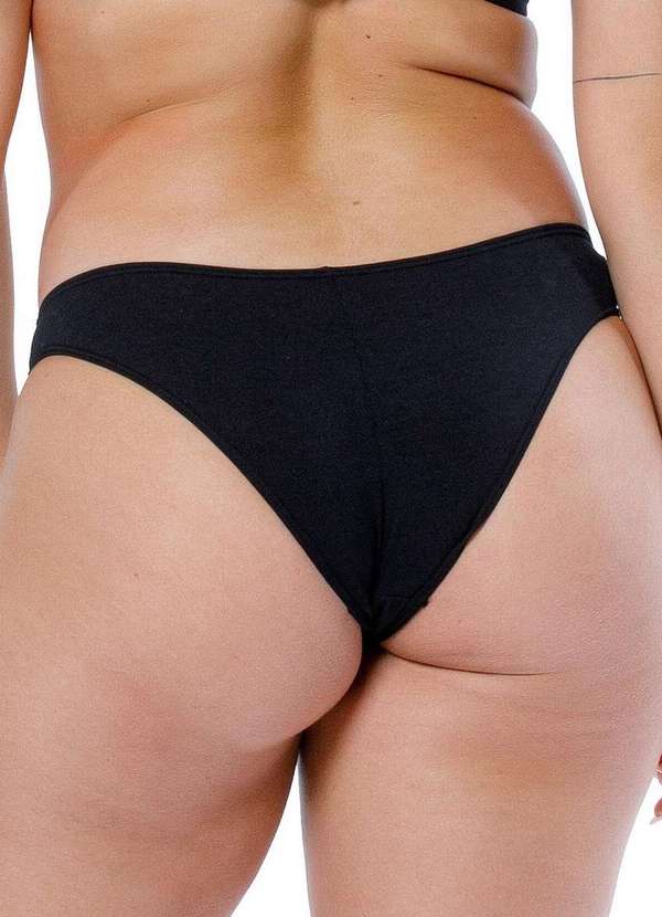 Love Secret - Kit com 2 Calcinhas Biquíni Love Secret 899304 562-Preto-Rosê 3