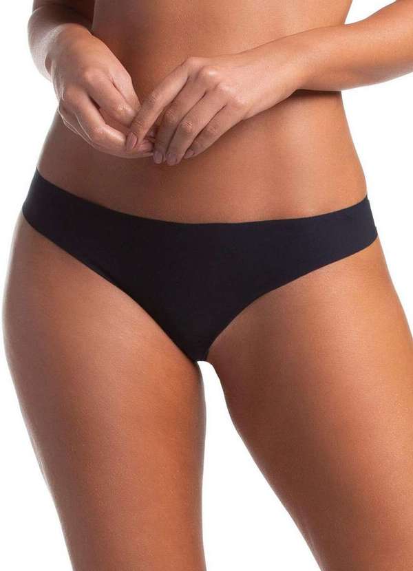 Trifil - Kit com 2 Calcinhas Biquíni Trifil 5460 0013-Preto-Macadâmia 2