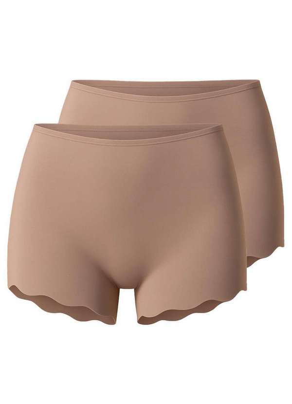 Liz - Kit com 2 Calcinhas Boxer Liz 54591 Sepia