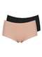 Hope - Kit com 2 Calcinhas Caleçon Hope 30850 Camurca-Avela - variação: Camurca-Preto