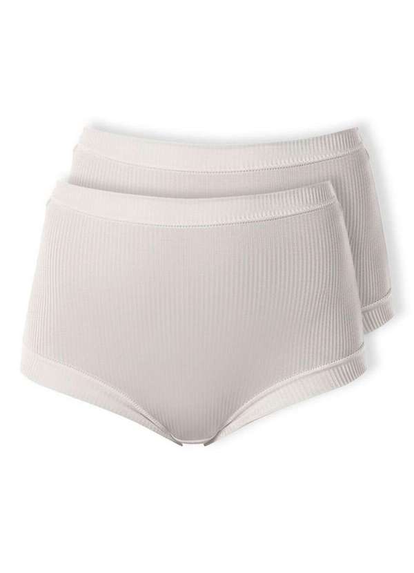 Demillus - Kit com 2 Calcinhas Demillus 26406 Branco