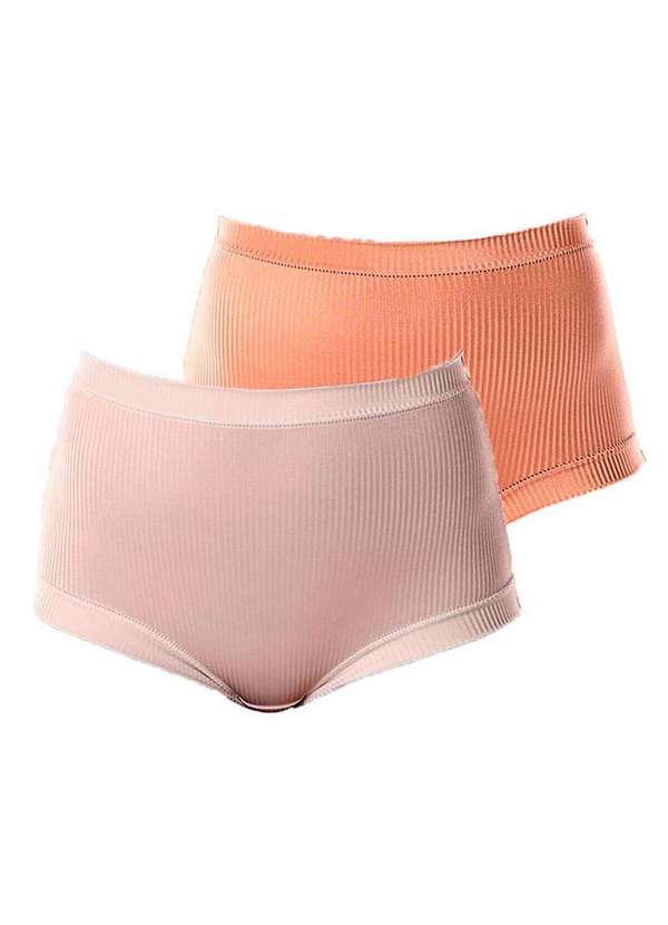 Demillus - Kit com 2 Calcinhas Demillus 26406 Colorido 20-Branco 4