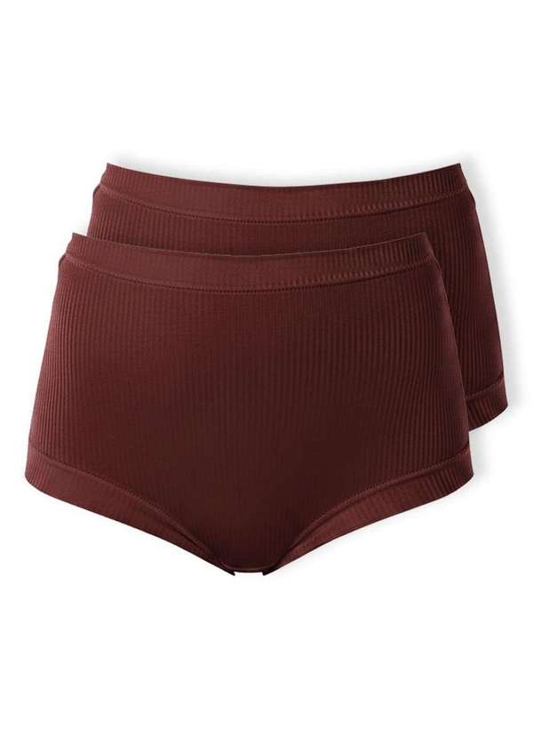 Demillus - Kit com 2 Calcinhas Demillus 26406 Vinho