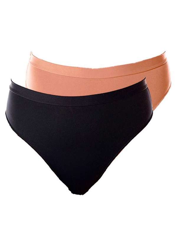 Demillus - Kit com 2 Calcinhas Demillus 26826 Colorido 06-Carmim 4