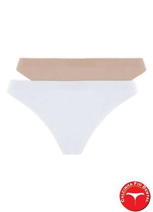 Lupo - Kit com 2 Calcinhas Fio Dental Loba 40600-001 - LUPO