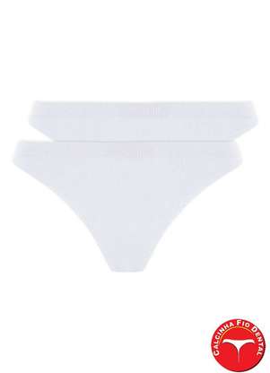 Lupo - Kit com 2 Calcinhas Fio Dental Loba 40600-001 - LUPO