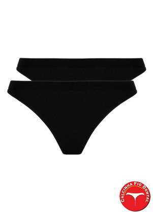 Lupo - Kit com 2 Calcinhas Fio Dental Loba 40600-001 - LUPO