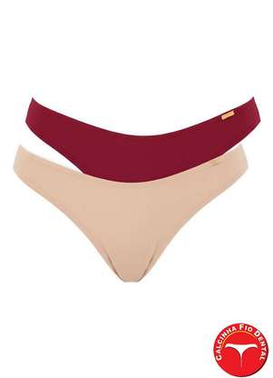 Kit com 2 Calcinhas Fio Dental Love Secret 993030 - LOVE SECRET