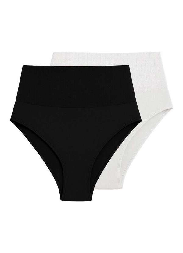 Liz - Kit com 2 Calcinhas Hot Pant Liz 70315 Super-Black-Lotus 4
