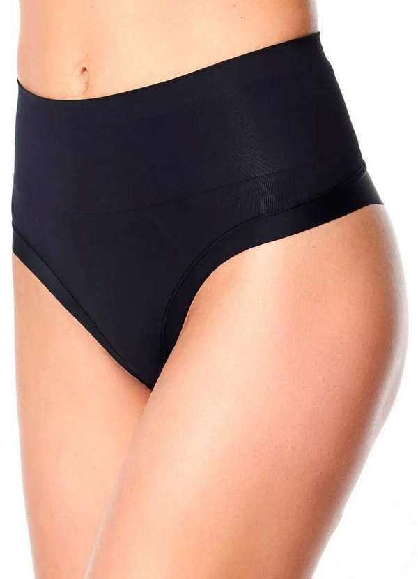 Liz - Kit com 2 Calcinhas Modeladora Fio Dental Liz 70381 Sepia-Preto 5