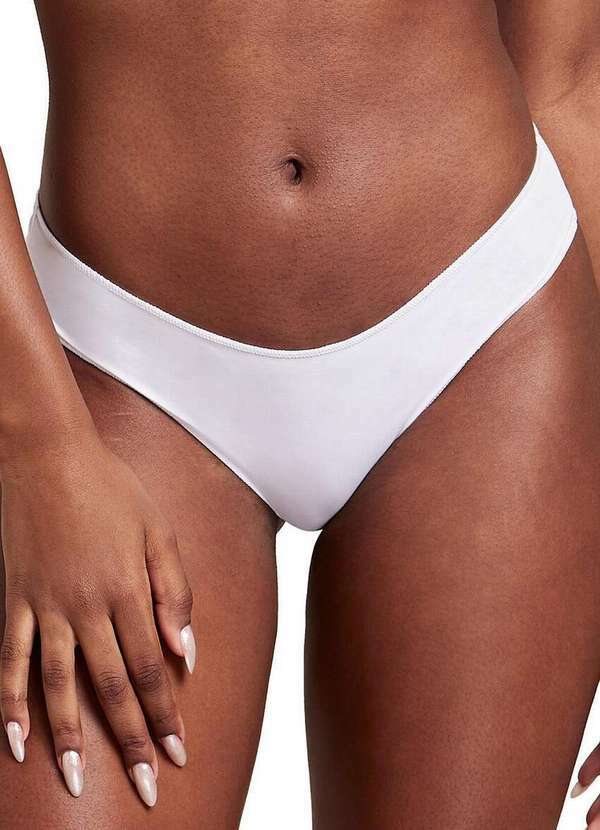 Bonjour - Kit com 2 Calcinhas Tanga Bonjour Ft38840 Branco-Camurca 2