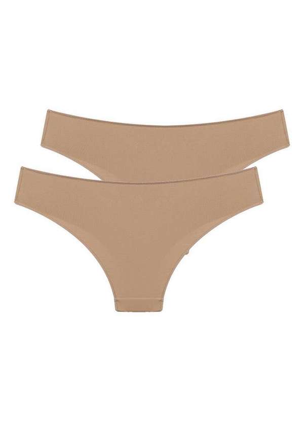 Bonjour - Kit com 2 Calcinhas Tanga Bonjour Ft38840 Camurca 5