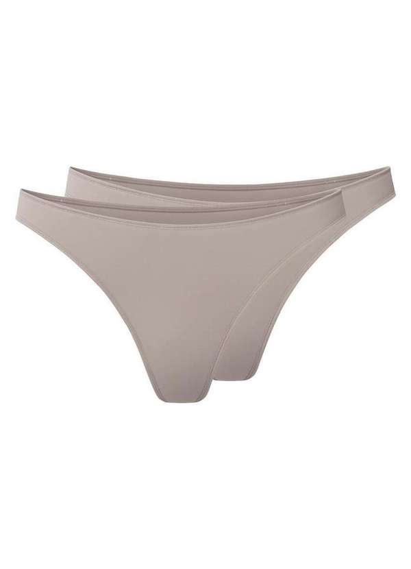 Liz - Kit com 2 Calcinhas Tanga Liz 50374 Sepia