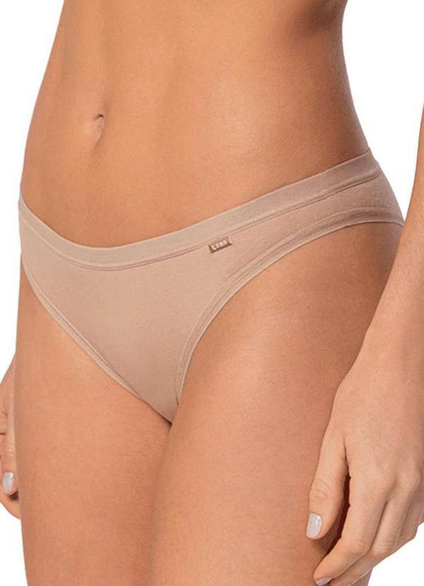 Lupo - Kit com 2 Calcinhas Tanga Loba 40354-001 Preto-Natural 4