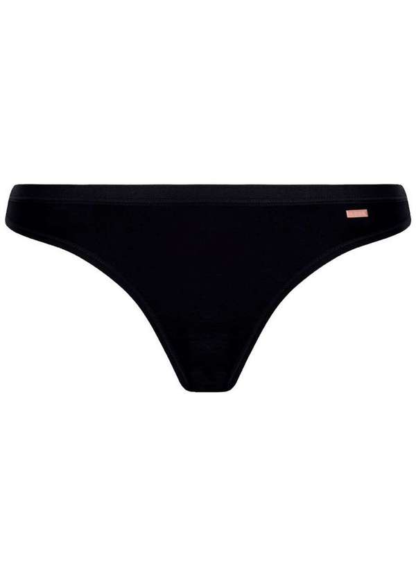 Lupo - Kit com 2 Calcinhas Tanga Loba 40354-001 Preto 2