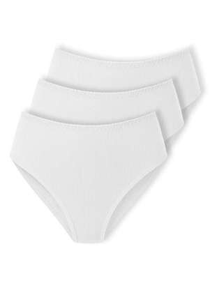 Kit com 3 Calcinhas Alta Abrupt Demillus 56096 - DEMILLUS