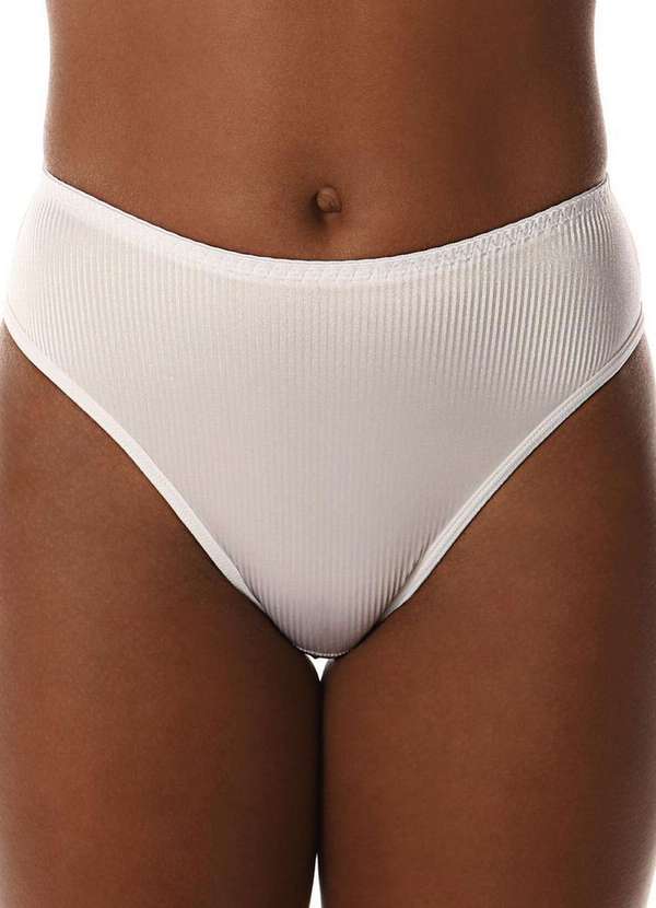 Demillus - Kit com 3 Calcinhas Alta Abrupt Demillus 56096 Preto-Vinho-Barolo-Branco 6