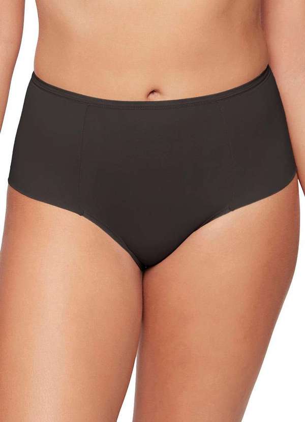 Triumph - Kit com 3 Calcinhas Alta Blissy Maxi Triumph 24965 Preto-Mink 2