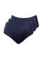 Demillus - Kit com 3 Calcinhas Alta Chanson Demillus 57850 Preto-Bege-Rosado-Branco - variação: Marinho