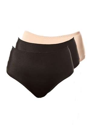 Kit com 3 Calcinhas Alta Chanson Demillus 57850 - DEMILLUS