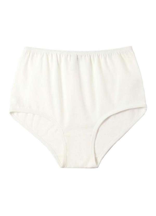 Hering - Kit com 3 Calcinhas Alta Hering 77ea 6m-Off-White-Azul-Marinho 6