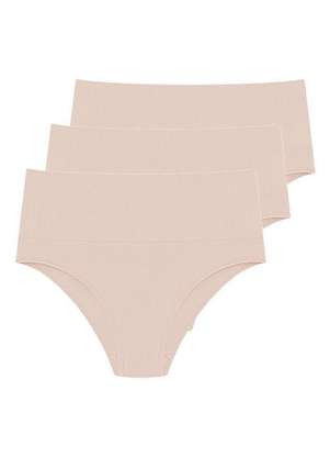 Kit com 3 Calcinhas Alta Hope 33110 - HOPE