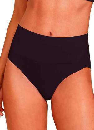 Hope - Kit com 3 Calcinhas Alta Hope 33110 Preto-Branco 1
