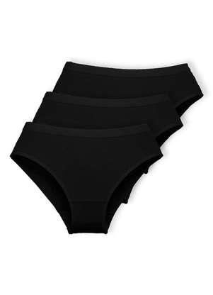 Kit com 3 Calcinhas Alta Lithos Demillus 26014/56014 - DEMILLUS