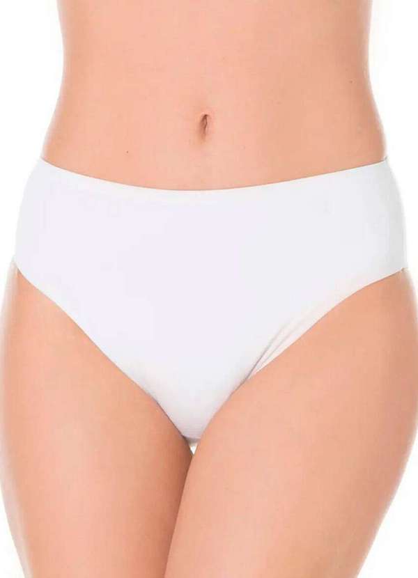 Liz - Kit com 3 Calcinhas Alta Liz 50330 Sepia-Branco 4