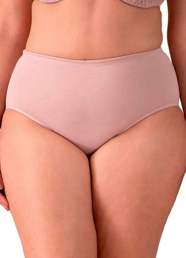 Liz - Kit com 3 Calcinhas Alta Liz 50343 Sepia-Blush 4