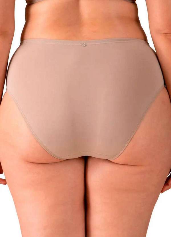 Liz - Kit com 3 Calcinhas Alta Liz 50370 Sepia-Branco 3