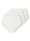 Liz - Kit com 3 Calcinhas Alta Liz 50390 Blush - variação: Branco