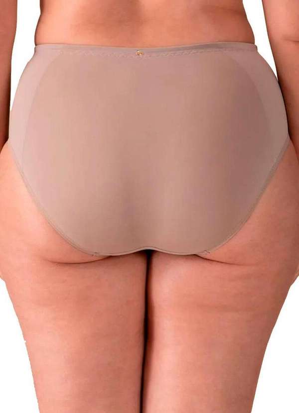 Liz - Kit com 3 Calcinhas Alta Liz 50390 Sepia-Branco 3