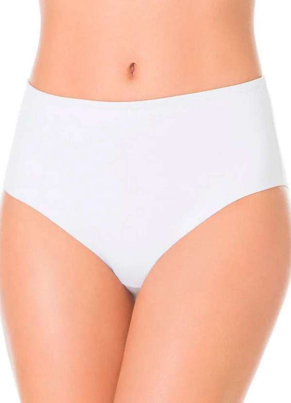 Liz - Kit com 3 Calcinhas Alta Liz 50390 Sepia-Branco 4