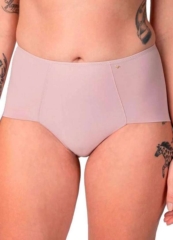 Liz - Kit com 3 Calcinhas Alta Liz 50395 Preto-Blush 4