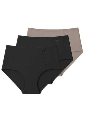 Kit com 3 Calcinhas Alta Liz 50395 - LIZ