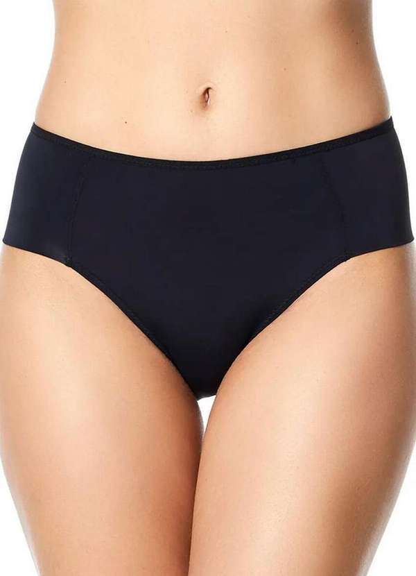 Liz - Kit com 3 Calcinhas Alta Liz 50398 Preto 2