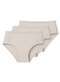 Liz - Kit com 3 Calcinhas Alta Liz 50398 Blush-Preto - variação: Sepia