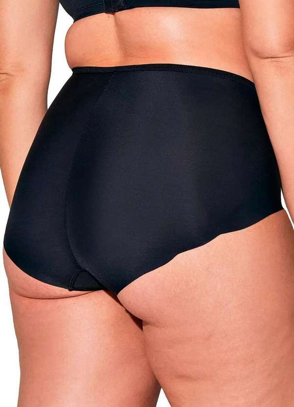 Liz - Kit com 3 Calcinhas Alta Liz 50590 Preto 3