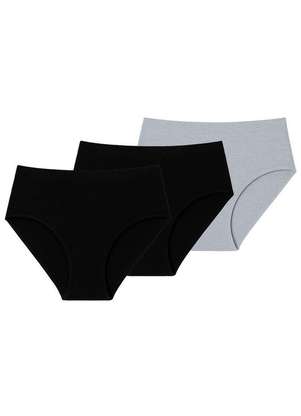 Kit com 3 Calcinhas Alta Liz 70220 - LIZ