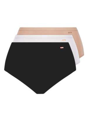 Lupo - Kit com 3 Calcinhas Alta Loba 40351-001 Plus Size - LUPO